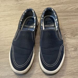 Ben Sherman navy slip ons